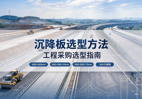 石楼沉降板选择方法